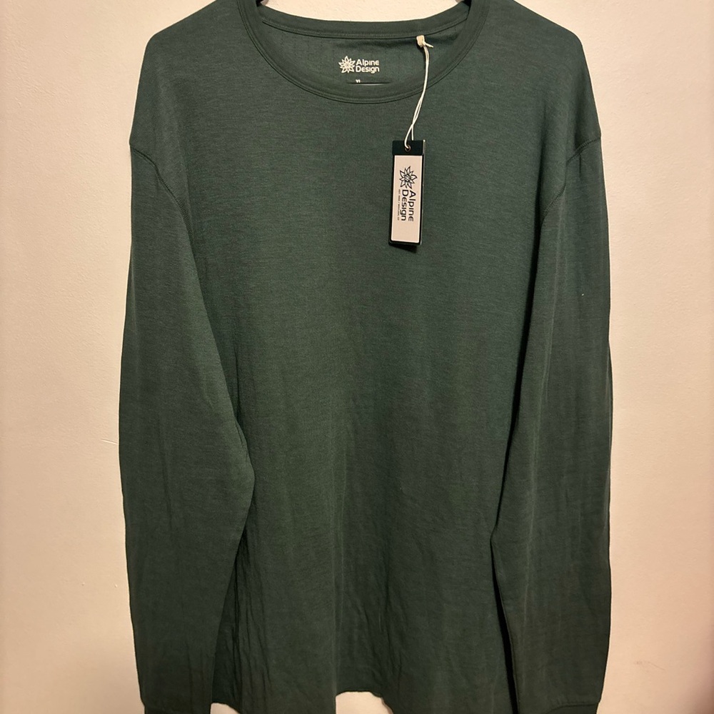 Alpine Design Men's Long Sleeve Green Shirt